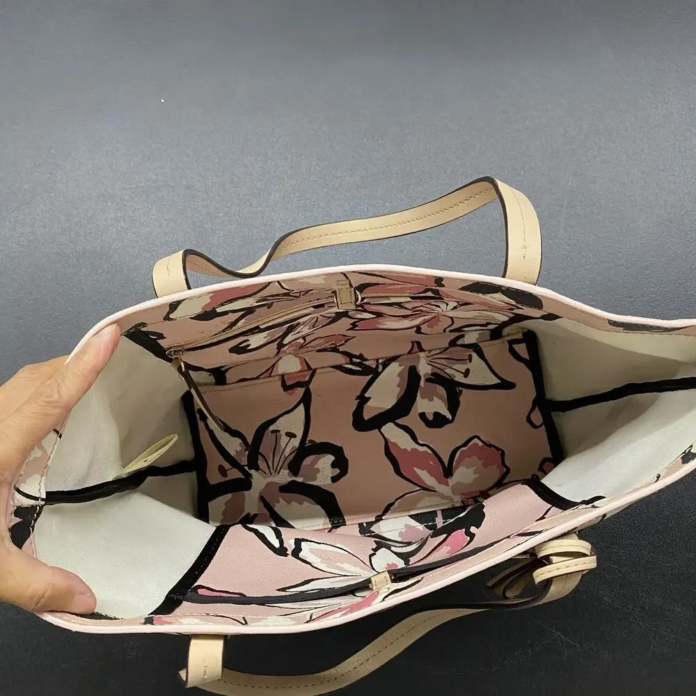 Kate Spade New York Hawthorne Lane Floral Ryan Tote Bag Watercolor Purse